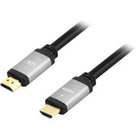 SIIG Ultra High Speed HDMI Cable, 8ft, 8 ft HDMI A/V Cable for Audio/Video Device, Gaming Console, Projector, Notebook, Blu-ray Player, HDTV, Monitor, First End: 1 x HDMI 2.1 Type A Digital Audio/Video, Male