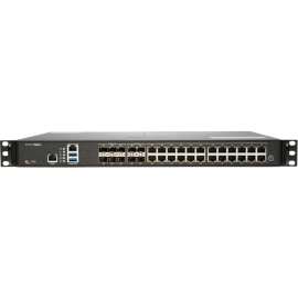 SonicWall NSA 3700 Network Security/Firewall Appliance, 24 Port, 10/100/1000Base-T, 10GBase-X, 10 Gigabit Ethernet, DES, 3DES, MD5, SHA-1, AES (128-bit), AES (192-bit), AES (256-bit)