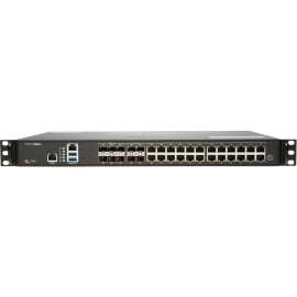 SonicWall NSA 3700 Network Security/Firewall Appliance, 24 Port, 10/100/1000Base-T, 10GBase-X, 10 Gigabit Ethernet, DES, 3DES, MD5, SHA-1, AES (128-bit), AES (192-bit), AES (256-bit)