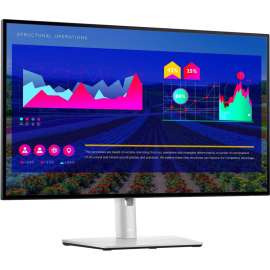 Dell UltraSharp U2722D 27" LCD Monitor, 16:9, Black, Silver, 27" Class, In-plane Switching (IPS) Black Technology