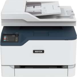 Xerox C235/DNI Laser Multifunction Printer-Color-Copier/Fax/Scanner-24 ppm Mono/24 ppm Color Print-600x600 dpi Print-Automatic Duplex Print-30000 Pages-251 sheets Input-3600 dpi Optical Scan-Wireless LAN-Mopria-Wi-Fi Direct-Chromebook, Copier/Fax/Printer/