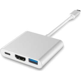 4XEM 3-in-1 USB-C Docking Station with 4K HDMI and USB 3.0, for Monitor, 100 W, USB 3.0 Type C, 4K