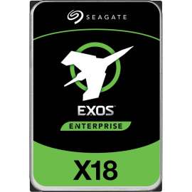 Seagate Exos X18 ST12000NM004J 12 TB Hard Drive, Internal, SAS (12Gb/s SAS), Storage System, Video Surveillance System Device Supported, 7200rpm