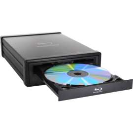 Kanguru Solutions Kanguru U3-BDRW-16X Blu-ray Writer, External, Black, TAA Compliant, BD-R/RE Support