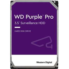 WD Purple Pro WD141PURP 14 TB Hard Drive - 3.5" Internal - SATA (SATA/600) - Conventional Magnetic Recording (CMR) Method - Server, Video Surveillance System, Storage System, Video Recorder Device Supported - 7200rpm - 550 TB TBW - 20 Pack
