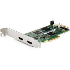StarTech.com PCIe HDMI Capture Card, 4K 60Hz PCI Express HDMI 2.0 Capture Card w/ HDR10, PCIe x4 Video Recorder/Live Streaming for Desktop, PCIe HDMI capture card to record 4K video to desktop PC, HDMI 2.0/4096×2160p 60fps/HDR10/2ch audio/H.264 (MPEG-4),