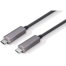 4XEM 10M Fiber USB Type-C Cable 4K@60HZ 21.6 Gbps - 32.81 ft Fiber Optic A/V Cable for Monitor, Audio/Video Device, Mobile Device - First End: 1 x USB Type C - Male - Second End: 1 x USB Type C - Male - 21.6 Gbit/s - Supports up to 1920 x 1080 - Shi