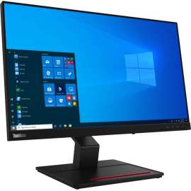 Lenovo ThinkVision T24T-20 23.8" LCD Touchscreen Monitor - 16:9 - 4 ms Extreme Mode - 24" Class - Capacitive - 10 Point(s) Multi-touch Screen - 1920 x 1080 - Full HD - In-plane Switching (IPS) Technology - 16.7 Million Colors - 300 Nit - WLED Backli