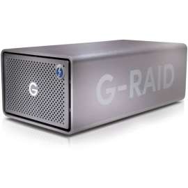 Wd SanDisk Professional G-RAID 2 SPACE GREY 36TB, 2 x HDD Supported, 2 x HDD Installed, 36 TB Installed HDD Capacity, RAID Supported 0, 1, JBOD