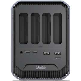 Wd SanDisk Professional PRO-DOCK 4 Docking Station, for Memory Card Reader/Computer, 87 W, Thunderbolt 3, 2 x USB 3.0