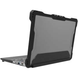 Max Cases MAXCases Extreme Shell-S Chromebook Case, For Lenovo Chromebook, Textured, Black, Clear, Anti-slip, Drop Resistant, Scratch Resistant, Impact Resistant, Damage Resistant