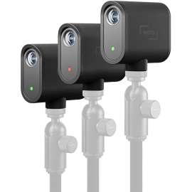 Logitech Mevo Start Webcam, 12 Megapixel, Black, USB Type C, 3 Pack(s)