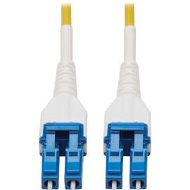 Tripp Lite Fiber Cable 100G SMF Duplex 9/125 OS2 LC/LC Armored Yellow 15M - 49.21 ft Fiber Optic Network Cable for Network Device, Switch, Patch Panel - First End: 2 x LC Male Network - Second End: 2 x LC Male Network - 100 Gbit/s - LSZH, OFNR - 9/1