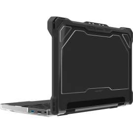 Max Cases MAXCases Extreme Shell-L for Lenovo 100e G3 Chromebook 11" (Black/Clear), For Lenovo Chromebook, Textured Grip, Black/Clear, Impact Absorbing, Impact Resistant, Damage Resistant, Scratch Resistant, Anti-slip, Drop Resistant, Bacterial Resistant