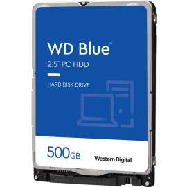 WD Blue WD5000LPZX 500 GB Hard Drive, 2.5" Internal, SATA (SATA/600), 5400rpm, 2 Year Warranty