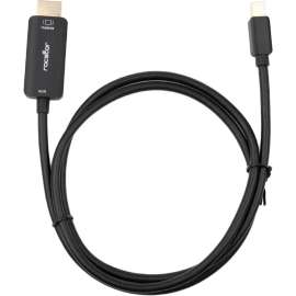 Rocstor Premium Mini DisplayPort to HDMI Cable M/M - 3 ft HDMI/Mini DisplayPort A/V Cable for MacBook Air, Mac mini, MacBook Pro, MacBook, Ultrabook, PC, Audio/Video Device, Computer, Projector, Monitor, MAC - First End: 1 x 20-pin Mini DisplayPort