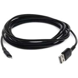 AddOn 1.0m (3.3ft) USB 2.0 (A) Male to Lightning Male Sync and Charge Black Cable, 3.28 ft Lightning/USB Data Transfer Cable, First End: USB 2.0 Type A, Male, Second End: Lightning