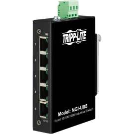 Tripp Lite Ethernet Switch Unmanaged 5-Port Industrial 10/100/1000 Mbps TAA, 5 Ports, Gigabit Ethernet, 10/100/1000Base-T, TAA Compliant