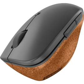Lenovo Go Wireless Vertical Mouse, Optical, Wireless, 2.40 GHz, Storm Gray