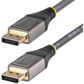 StarTech.com 16ft (5m) VESA Certified DisplayPort 1.4 Cable, 8K 60Hz HDR10, UHD 4K 120Hz Video, DP to DP Monitor Cord, DP 1.4 Cable, M/M, 16.4ft/5m VESA Certified DisplayPort 1.4 cable; 8K 60Hz/4K 120Hz video/32.4Gbps/HDR10/32Ch Audio, Monitor cord with 2