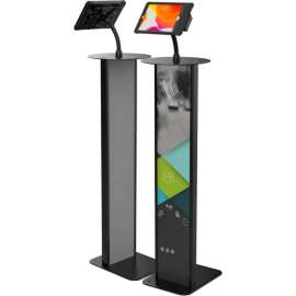 Cta Digital Inc. CTA Digital Floor Stand Workstation with Wireless Inductive Charging Case - Up to 10.5" Screen Support - Floor - Steel, Aluminum