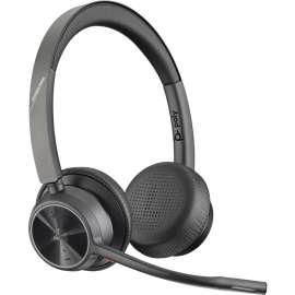 Poly Voyager 4300 UC 4320-M Headset, Stereo, USB Type C, Wired/Wireless, Bluetooth