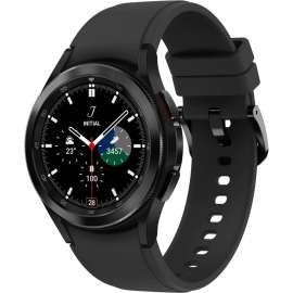 Samsung Galaxy Watch4 Classic, 46mm, Black, LTE, Accelerometer, Gyro Sensor, Barometer, Ambient Light Sensor, Digital Compass, Optical Heart Rate Sensor, Electrical Heart Sensor, Text Messaging, Music Player, Heart Rate, Calories Burned, 16 GB