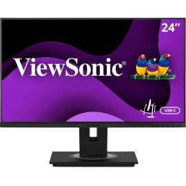 ViewSonic VG2456a 24" 1080p Ergonomic IPS Docking Monitor with 90W USB C, RJ45 and Daisy Chain, 24" Docking Monitor, IPS Technology, Full HD 1920 x 1080p, 16.7 Million Colors