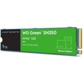 Wd Western Digital Green SN350 WDS100T3G0C 1 TB Solid State Drive, M.2 2280 Internal, PCI Express NVMe (PCI Express NVMe 3.0 x4), 100 TB TBW, 3200 MB/s Maximum Read Transfer Rate