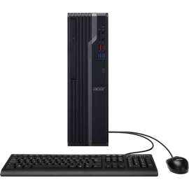 Acer Veriton X4680G-I51140S2 Desktop Computer, Intel Core i5 11th Gen i5-11400 Hexa-core (6 Core) 2.60 GHz, 8 GB RAM DDR4 SDRAM, 256 GB PCI Express SSD, Black