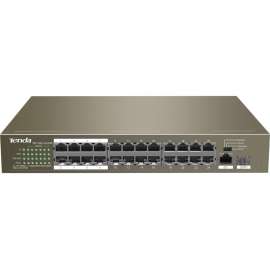 Tenda TEF1126P-24-250W Ethernet Switch, 24 Ports, 1000Base-X, 2 Layer Supported, Modular