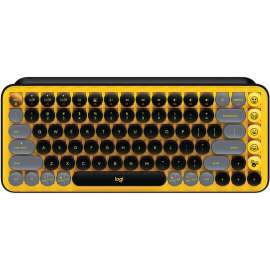 Logitech POP Keys Wireless Mechanical Keyboard with Customizable Emoji Keys, Wireless Connectivity, Bluetooth, 32.81 ft, 4 Emoji Hot Key(s)