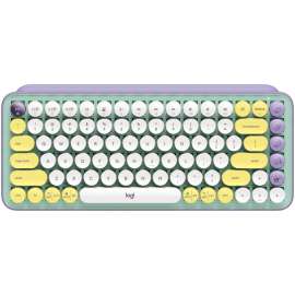 Logitech POP Keys Wireless Mechanical Keyboard with Customizable Emoji Keys, Wireless Connectivity, Bluetooth, 32.81 ft, 4 Emoji Hot Key(s)