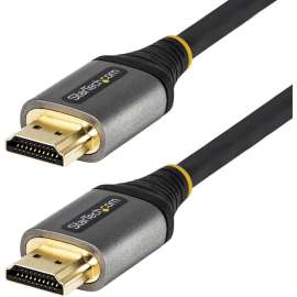 StarTech.com 3ft (1m) Premium Certified HDMI 2.0 Cable, High Speed Ultra HD 4K 60Hz HDMI Cable with Ethernet, HDR10, UHD HDMI Monitor Cord, 3 ft HDMI A/V Cable for Audio/Video Device, Monitor, TV, Home Theater System, First End: 1 x 19-pin HDMI 2.0b Type 