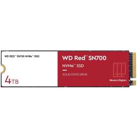 Wd Western Digital Red S700 WDS400T1R0C 4 TB Solid State Drive, M.2 2280 Internal, PCI Express NVMe (PCI Express NVMe 3.0 x4), Storage System Device Supported, 5100 TB TBW