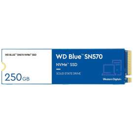Wd Western Digital Blue SN570 WDS250G3B0C 250 GB Solid State Drive, M.2 2280 Internal, PCI Express NVMe (PCI Express NVMe 3.0 x4), 150 TB TBW, 3300 MB/s Maximum Read Transfer Rate