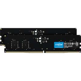 Micron Crucial 16GB (2 x 8GB) DDR5 SDRAM Memory Kit, For Motherboard, Desktop PC, 16 GB (2 x 8GB), DDR5-4800/PC5-38400 DDR5 SDRAM, 4800 MHz
