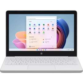 Microsoft Surface Laptop SE 11.6" Netbook - HD - 1366 x 768 - Intel Celeron N4020 Dual-core (2 Core) 1.10 GHz - 4 GB Total RAM - 64 GB Flash Memory - Silver - Intel Chip - Windows 11 SE - Intel UHD Graphics 600 - Front Camera/Webcam - 10 Hours Batte