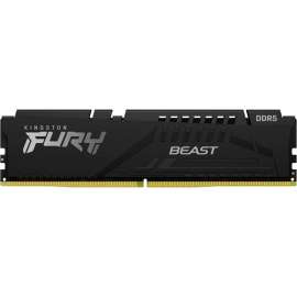 Kingston FURY Beast 16GB DDR5 SDRAM Memory Module, For Motherboard, 16 GB (1 x 16GB) DDR5 SDRAM, 5200 MHz, CL40