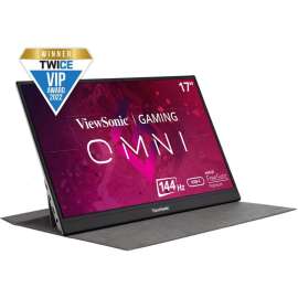 ViewSonic VX1755 17.2" Portable OMNI 1080p 144Hz IPS Gaming Monitor with FreeSync Premium and 60W Powered USB C, 17" Class, In-plane Switching (IPS) Technology, 1920 x 1080, 16.7 Million Colors