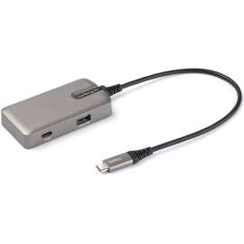 StarTech.com USB C Multiport Adapter, 4K 60Hz HDMI 2.0, 100W PD Pass-through, USB Hub, USB Type-C Mini Docking Station, 10" (25cm) Cable, USB C multiport adapter to 4K 60Hz HDMI 2.0b HDR10 w/DP 1.4 Alt-Mode, 1x USB-A 10Gbps w/BC 1.2 (7.5W) ,  2x USB C w/1