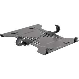 StarTech.com VESA Laptop Tray, Adjustable Monitor Arm Laptop Tray, Secures Notebooks up to 4.5kg (9.9lb), 75x75 & 100x100 VESA, Ventilated, Adjustable laptop tray for VESA 75x75/100x100 monitor arm mount/stand, Heavy duty steel w/ vented slots, Support la