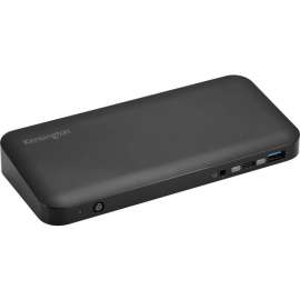 Kensington SD4845P Docking Station - for Notebook/Keyboard/Mouse/Monitor - 135 W - USB 3.2 (Gen 2) Type C - 3 Displays Supported - 4K, QHD, Full HD - 3840 x 2160, 2560 x 1440, 1920 x 1080 - 4 x USB Ports - 3 x USB Type-A Ports - USB Type-A - 1 x USB