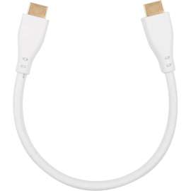 Rocstor Premium HDMI Cable with Ethernet, 4K/60Hz, 1 ft HDMI A/V Cable for HDTV, Cable Box, Satellite Receiver, Blu-ray Player, Computer, Projector, Gaming Console, Flat Panel Display, Monitor, Home Theater System, Audio/Video Device, First End: 1 x 19-pi