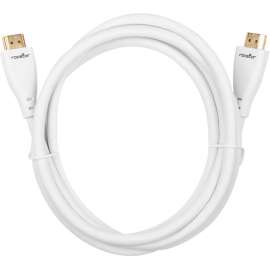 Rocstor Premium HDMI Cable with Ethernet, 4K/60Hz, 6 ft HDMI A/V Cable for HDTV, Cable Box, Satellite Receiver, Blu-ray Player, Computer, Projector, Gaming Console, Flat Panel Display, Monitor, Home Theater System, Audio/Video Device, First End: 1 x 19-pi