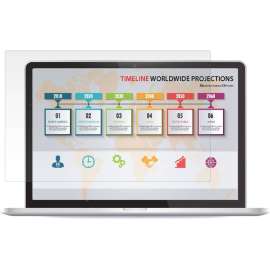 Rocstor PrivacyView Screen Protector Clear, For 13.3" Widescreen LCD MacBook Pro, MacBook Air, 16:10, Scratch Resistant, Anti-glare