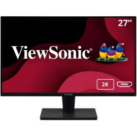 ViewSonic VA2715-2K-MHD 27 Inch 1440p LED Monitor with Adaptive Sync, Ultra-Thin Bezels, HDMI and DisplayPort Inputs for Home and Office, 27 Inch Monitor, QHD 2560 x 1440p Resolution, 16.7 Million Colors, Adaptive Sync