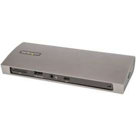 StarTech.com Thunderbolt 4 Dock, 96W Power Delivery, Single 8K / Dual Monitor 4K 60Hz, 3x TB4/USB4 ports, 4x USB-A, SD, GbE, 0.8m cable, Certified Thunderbolt 4 docking station 96W PD, Works w/TB4 laptops and TB3 MacBooks (11.0+), Single 8K or dual 4K60Hz