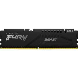 Kingston FURY Beast DDR5 Memory, For Motherboard, 32 GB (2 x 16GB), DDR5-6000/PC5-48000 DDR5 SDRAM, 6000 MHz