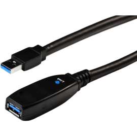 4XEM 20M Active USB 3.0 Male to Female Extension Cable with LED signal, 65.62 ft USB Data Transfer Cable for Peripheral Device, First End: 1 x USB 3.0 Type A, Male, Second End: 1 x USB 3.0 Type A